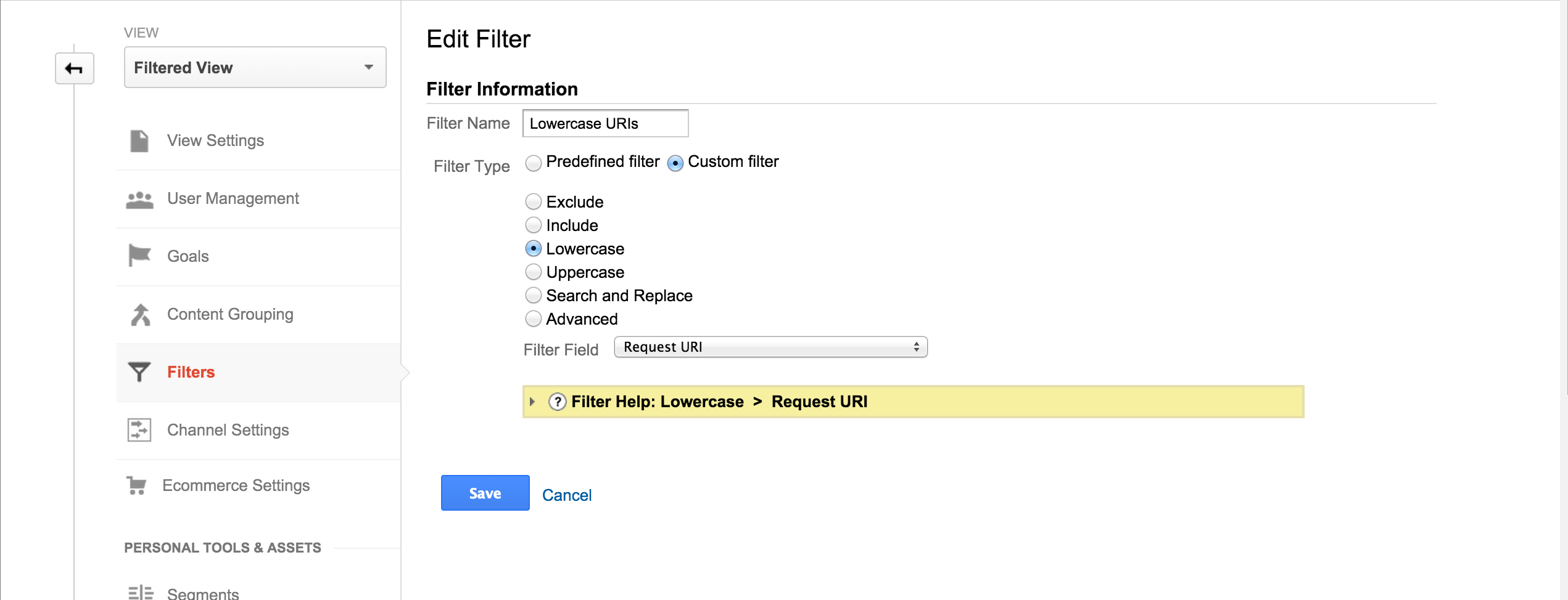 Steps to convert URLs to lowercase